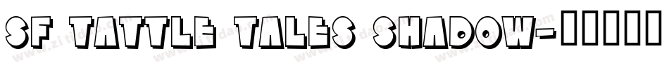 SF Tattle Tales Shadow字体转换